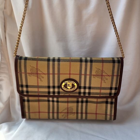 Vintage Burberrys Envelope pouch/clutch/Wristlet - Picture 1 of 16